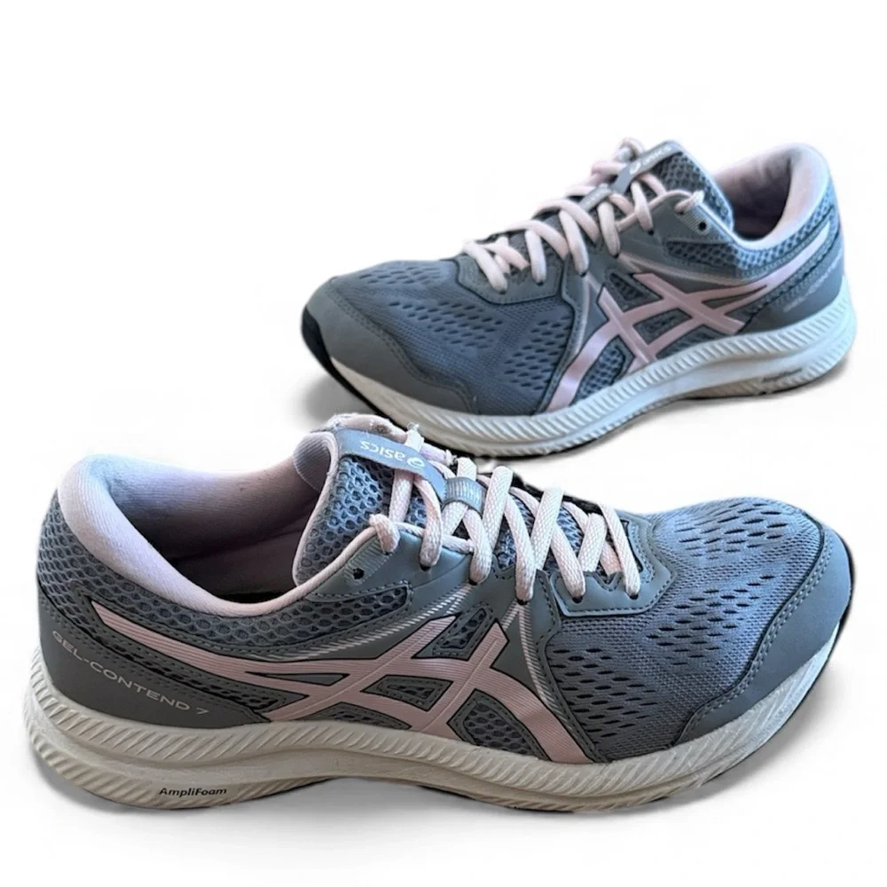 💥 ASICS WOMEN’S GEL CONTEND 7 RUNNING ATHLETIC SNEAKER FROM FINISH LINE SIZE 7